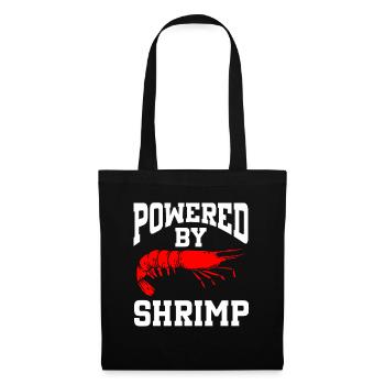 Powered By Shrimp - Tote Bag - black - Front