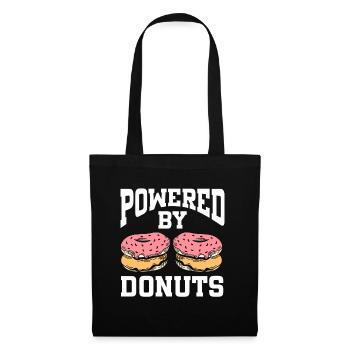 Powered By Donuts - Tote Bag - black - Front