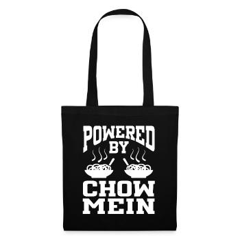 Propulsé par Chow Mein - Sac en tissu - noir - Devant