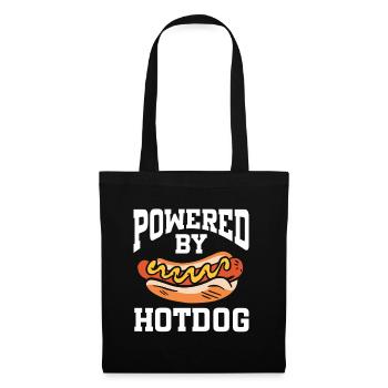 Powered By Hotdog - Tote Bag - black - Front