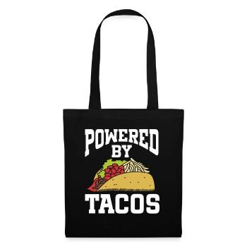 Powered By Tacos - Tote Bag - black - Front