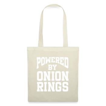 Powered By Onion Rings - Stoffbeutel - Natur - Vorne