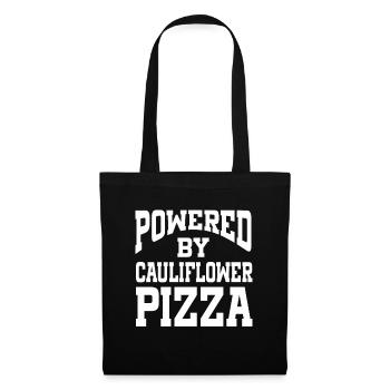 Powered By Cauliflower Pizza - Tote Bag - black - Front