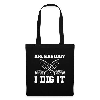 Archéologue Archéologie - Sac en tissu - noir - Devant