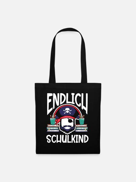 School 1. Grade - Stoffbeutel - Schwarz