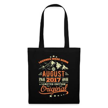 August 2017 Birthday August 2017 Vintage Gift - Tote Bag - black - Front