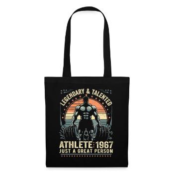 Vintage 1967 Fitness Birthday Gift 1967 - Tote Bag - black - Front
