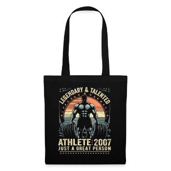 Vintage 2007 Fitness Birthday Gift 2007 - Tote Bag - black - Front