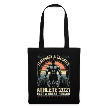 Vintage 2021 Fitness Cadeau D'anniversaire 2021 - Sac en tissu - noir - Devant