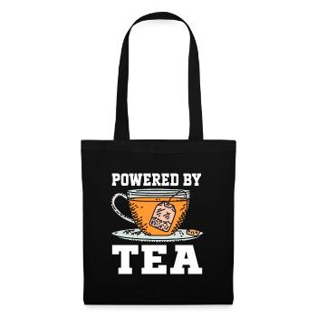 Propulsé par Tea Tea Lover Cup Of Tea Tea Drinker - Sac en tissu - noir - Devant