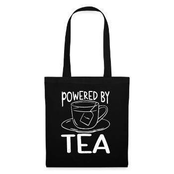 Propulsé par Tea Tea Lover Cup Of Tea Tea Drinker - Sac en tissu - noir - Devant