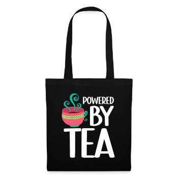 Propulsé par Tea Tea Lover Cup Of Tea Tea Drinker - Sac en tissu - noir - Devant