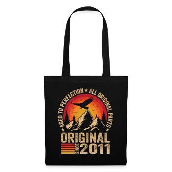 Original 2011 Vintage 2011 Anniversary 2011 Retro - Tote Bag - black - Front