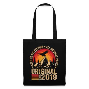 Original 2019 Vintage 2019 Anniversary 2019 Retro - Tote Bag - black - Front