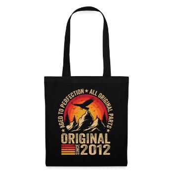 Original 2012 Vintage 2012 Anniversary 2012 Retro - Tote Bag - black - Front