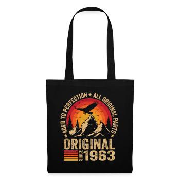 Original 1963 Vintage 1963 Birthday 1963 Retro - Tote Bag - black - Front