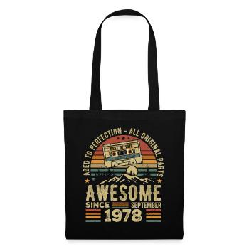September 1978 Birthday Gift September 1978 - Tote Bag - black - Front
