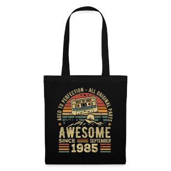 September 1985 Birthday Gift September 1985 - Tote Bag - black - Front
