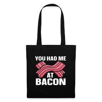 You Had Me At Bacon - Tote Bag - black - Front