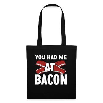 You Had Me At Bacon - Tote Bag - black - Front