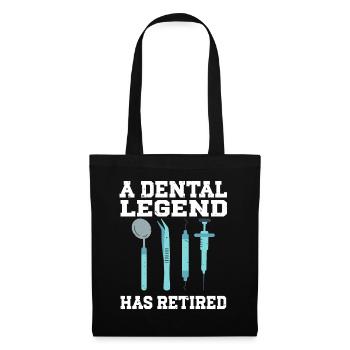Dentist Dental - Stoffbeutel - Schwarz - Vorne