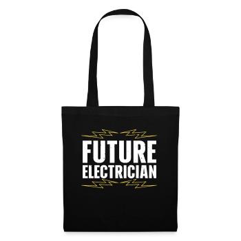 Electrician - Stoffbeutel - Schwarz - Vorne