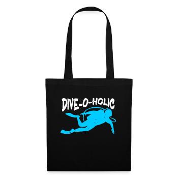 Scuba Diving Diver - Stoffbeutel - Schwarz - Vorne