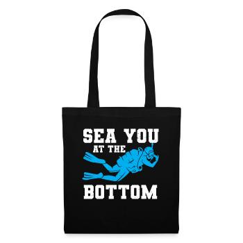 Plongée sous-marine - Sac en tissu - noir - Devant