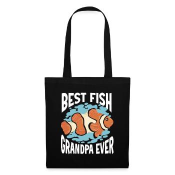 Aquarium Fish Tank Aquarist - Stoffbeutel - Schwarz - Vorne