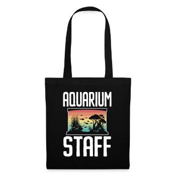 Aquarium Fish Tank Aquarist - Stoffbeutel - Schwarz - Vorne