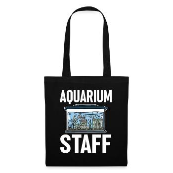 Aquarium Fish Tank Aquarist - Stoffbeutel - Schwarz - Vorne