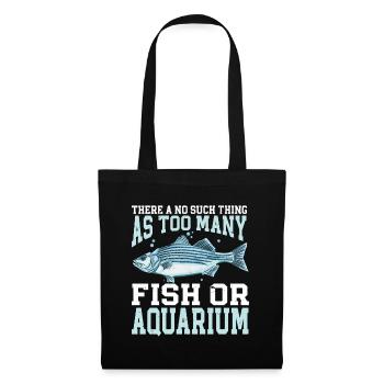 Aquarium Fish Tank Aquarist - Stoffbeutel - Schwarz - Vorne