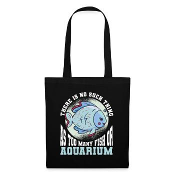 Aquarium Fish Tank Aquarist - Stoffbeutel - Schwarz - Vorne