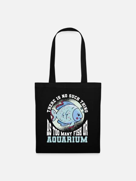 Aquarium Fish Tank Aquarist - Stoffbeutel - Schwarz