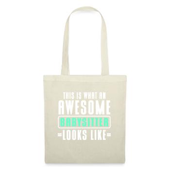 Babysitter Babysitting - Tote Bag - nature - Front