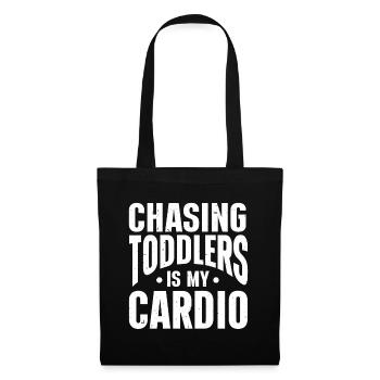 Baby-sitter Babysitting - Sac en tissu - noir - Devant