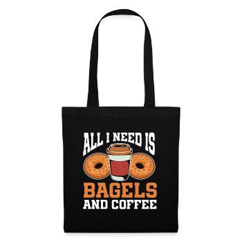 Bagel Lover Art Bagels - Tote Bag - black - Front