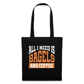 Bagel Lover Art Bagels - Tote Bag - black - Front