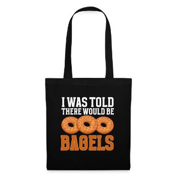 Bagel Lover Art Bagels - Tote Bag - black - Front