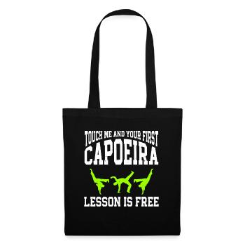 Capoeira Brésil Arts Martiaux Capoeira - Sac en tissu - noir - Devant