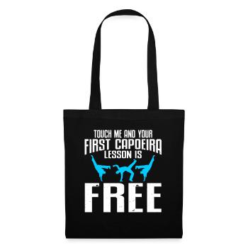 Capoeira Brésil Arts Martiaux Capoeira - Sac en tissu - noir - Devant