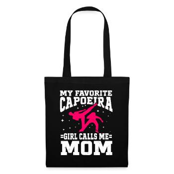 Capoeira Brésil Arts Martiaux Capoeira - Sac en tissu - noir - Devant