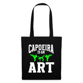 Capoeira Brésil Arts Martiaux Capoeira - Sac en tissu - noir - Devant