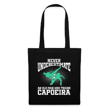 Capoeira Brésil Arts Martiaux Capoeira - Sac en tissu - noir - Devant