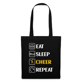 Cheerleading Cheerleader Base Flyer - Stoffbeutel - Schwarz - Vorne