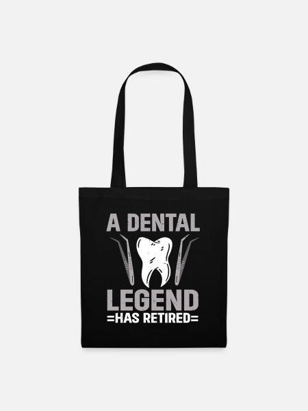 Dentist - Stoffbeutel - Schwarz
