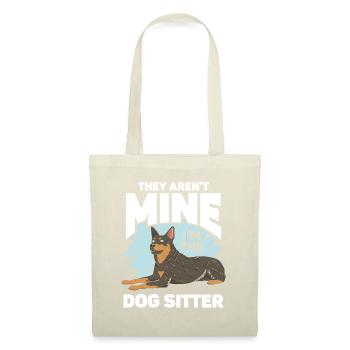 Dog Walker Gardien d’animaux professionnel Promenade de chien - Sac en tissu - nature - Devant