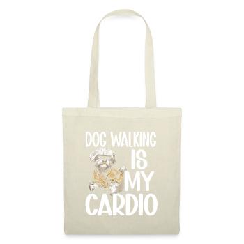 Dog Walker Gardien d’animaux professionnel Promenade de chien - Sac en tissu - nature - Devant