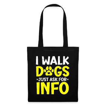 Dog Walker Professional Pet Sitter Dog Walking - Tote Bag - black - Front