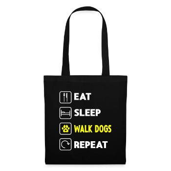 Dog Walker Professional Pet Sitter Dog Walking - Tote Bag - black - Front